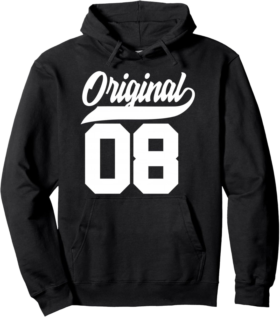 16.Geburtstag Geschenk Jungen Mädchen Original Jahrgang 2008 Pullover Hoodie