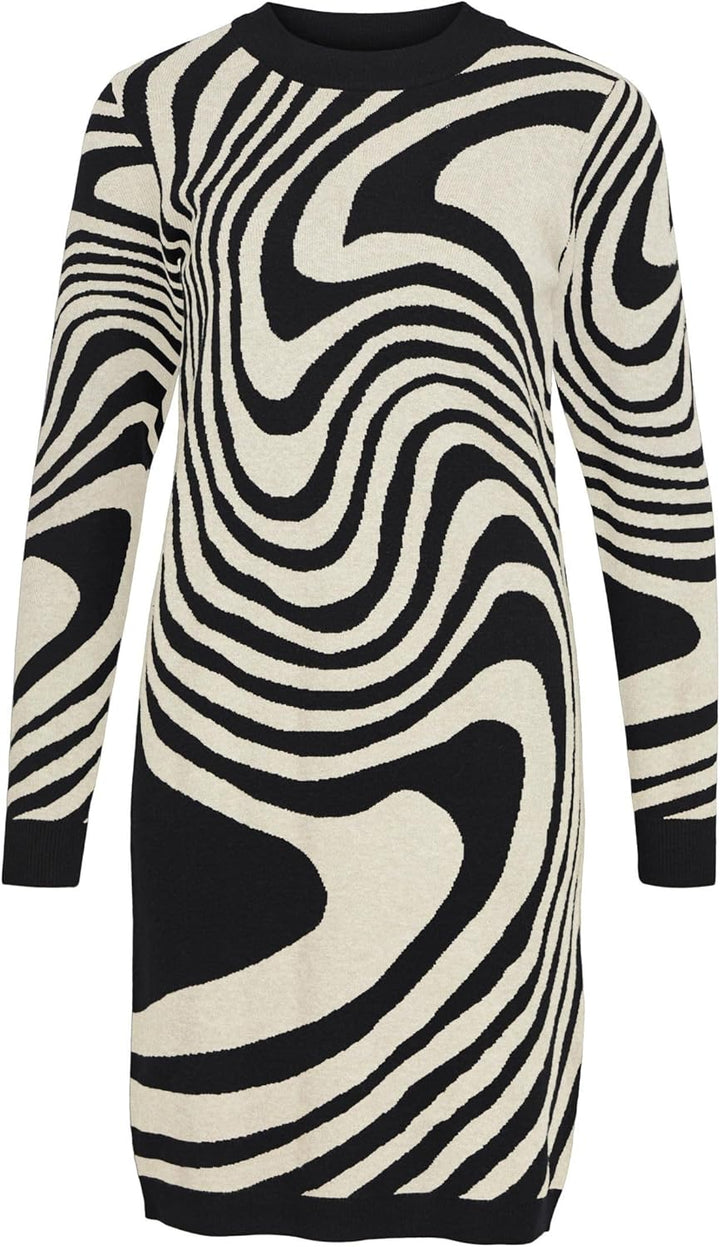 Object Female Strickkleid OBJRAY M Black 5, M Black 5