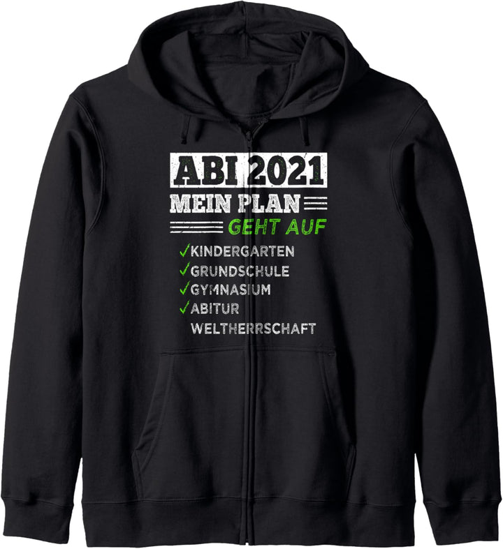 Abitur 2021 Abitur Geschenk Abschluss Abitur Kapuzenjacke