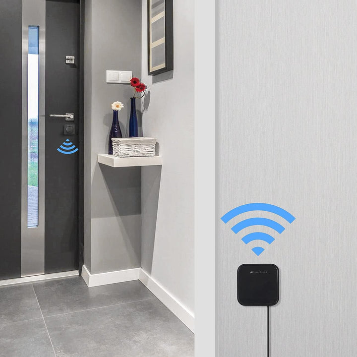 VisorTech Türzylinder: Elektronischer Tür-Schliesszylinder, Transponder, App, IP65, m Gateway (Elekt