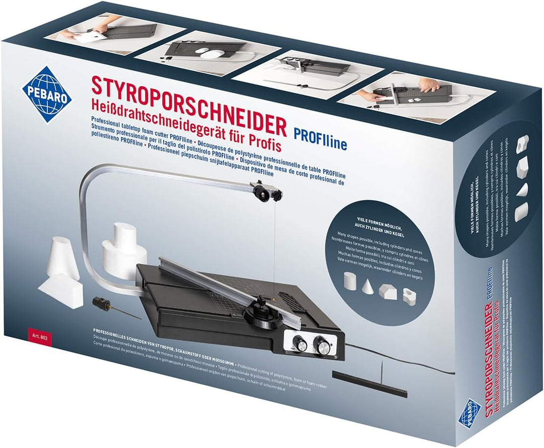 Pebaro 803 - Styroporschneide Tischgerät PROFIline, Heissdrahtschneider, professionelles schneiden v