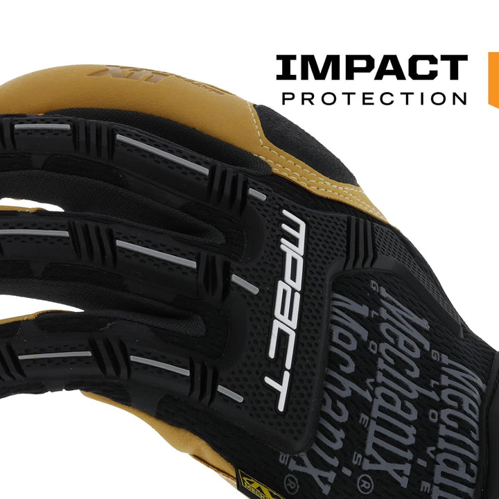 Mechanix Wear: Material4X M-Pact Arbeitshandschuhe aus Kunstleder – Aufprallschutz, absorbiert Vibra