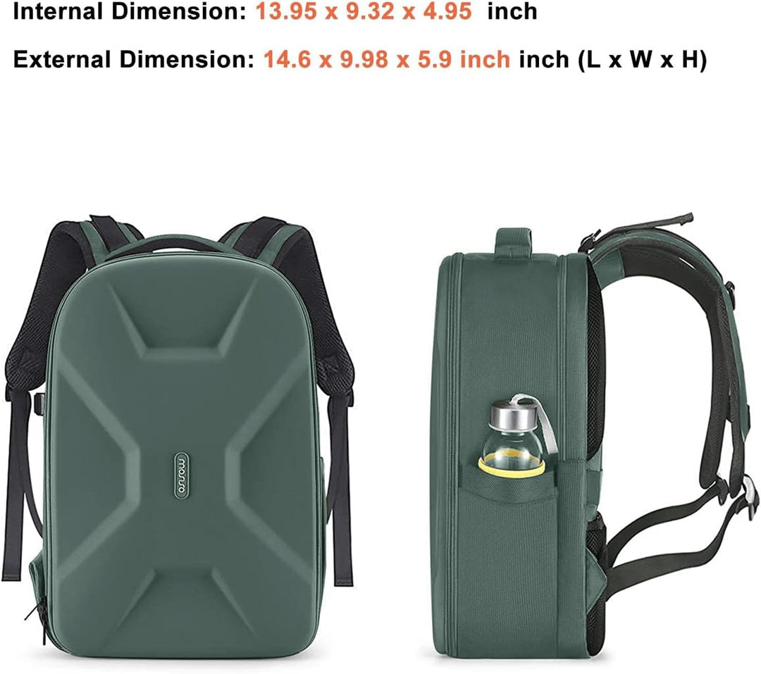 MOSISO Kamerarucksäck,DSLR/SLR/Spiegellose Schutz Einfügen Fotografie Kameratasche Voll Geöffnet Was