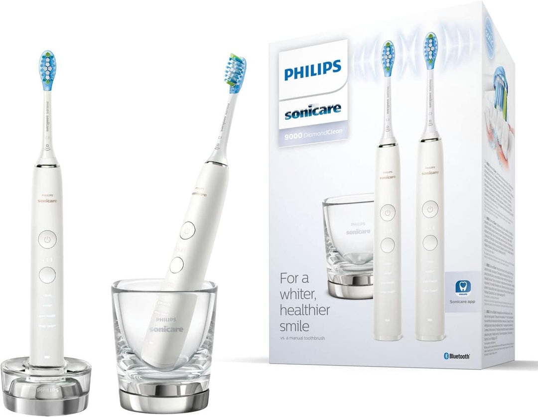 Philips Sonicare Elektrische Schallzahnbürste mit App, weiss White & White, White & White
