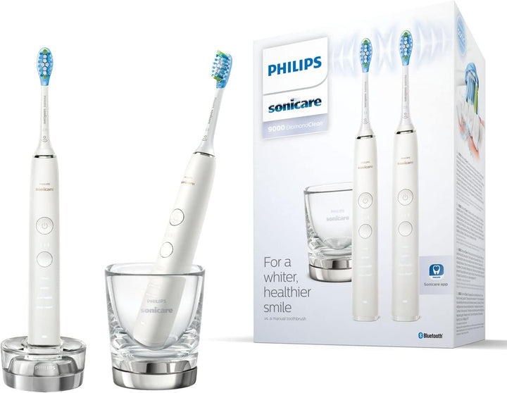 Philips Sonicare Elektrische Schallzahnbürste mit App, weiss White & White, White & White