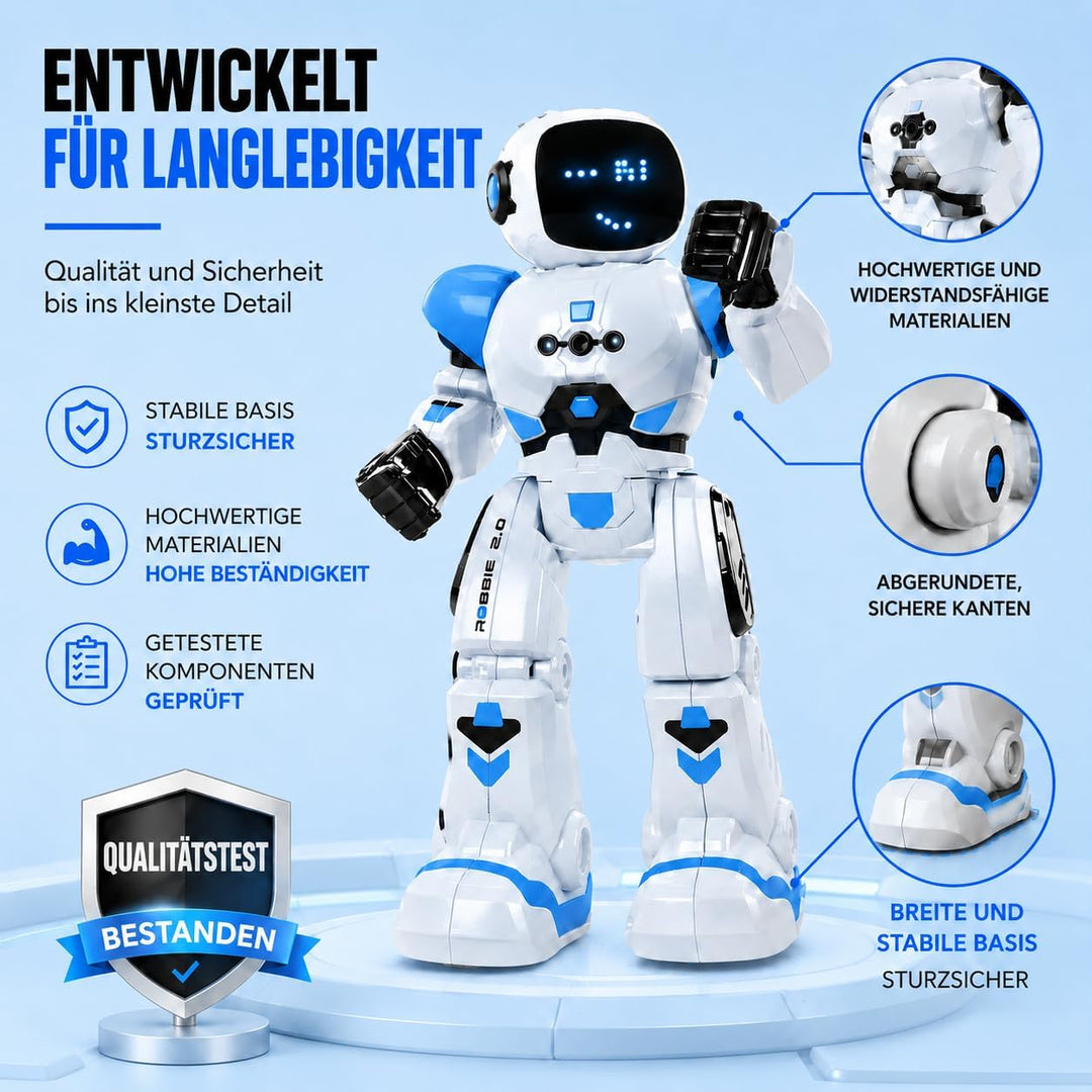 Xtrem Bots - Robbie | Ferngesteuerter Roboter Kinder Ab 5 Jahre | Kinder Roboter Ferngesteuert | Rob