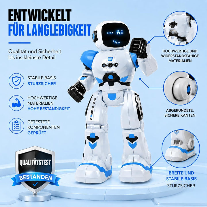 Xtrem Bots - Robbie | Ferngesteuerter Roboter Kinder Ab 5 Jahre | Kinder Roboter Ferngesteuert | Rob