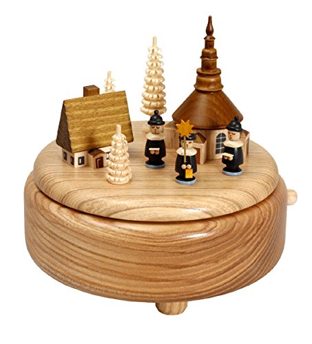 Rudolphs Schatzkiste Spieldose Musikkinder Natur BxHxT 13x13x13 cm NEU Spieluhr Spielwerk Musikdose