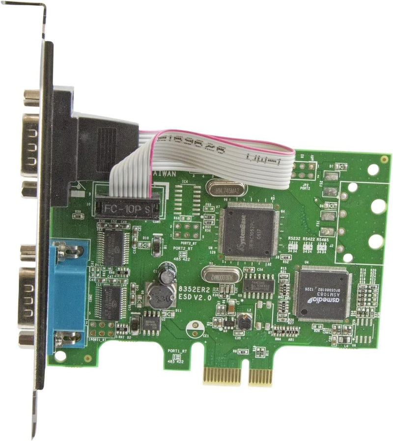 StarTech.com 2 Port PCI Express Seriell Karte mit 16C1050 UART - RS232 - PCIe Seriell mit Dual Chann