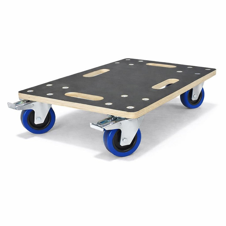 Möbelroller bis 800 kg Tragkraft - aus 18 mm Multiplex Holz mit Rutschfester Siebdruckplatte &amp; 4 Len