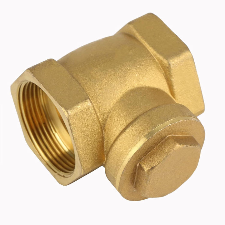 chekval,DN32 Female Thread Brass NOn return Swing Check Valve 232PSI DN32 1-1/4 Zoll Innengewinde Me