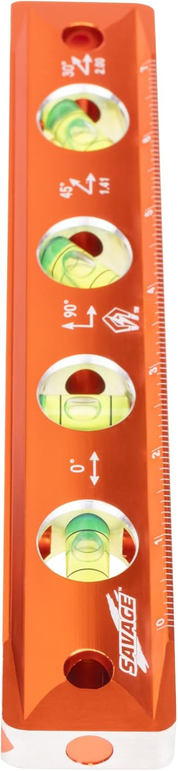 Swanson Werkzeug 6 schwere Magnetische Torpedo Wasserwaage, TL043M 9" (inches), 9" (inches)