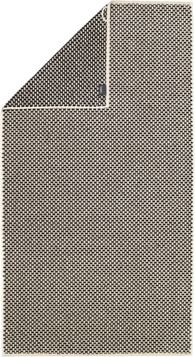CAWÖ Home Handtücher Natural Allover 6215 Natur-schwarz - 39 Duschtuch 80x150 cm, Duschtuch 80x150 c