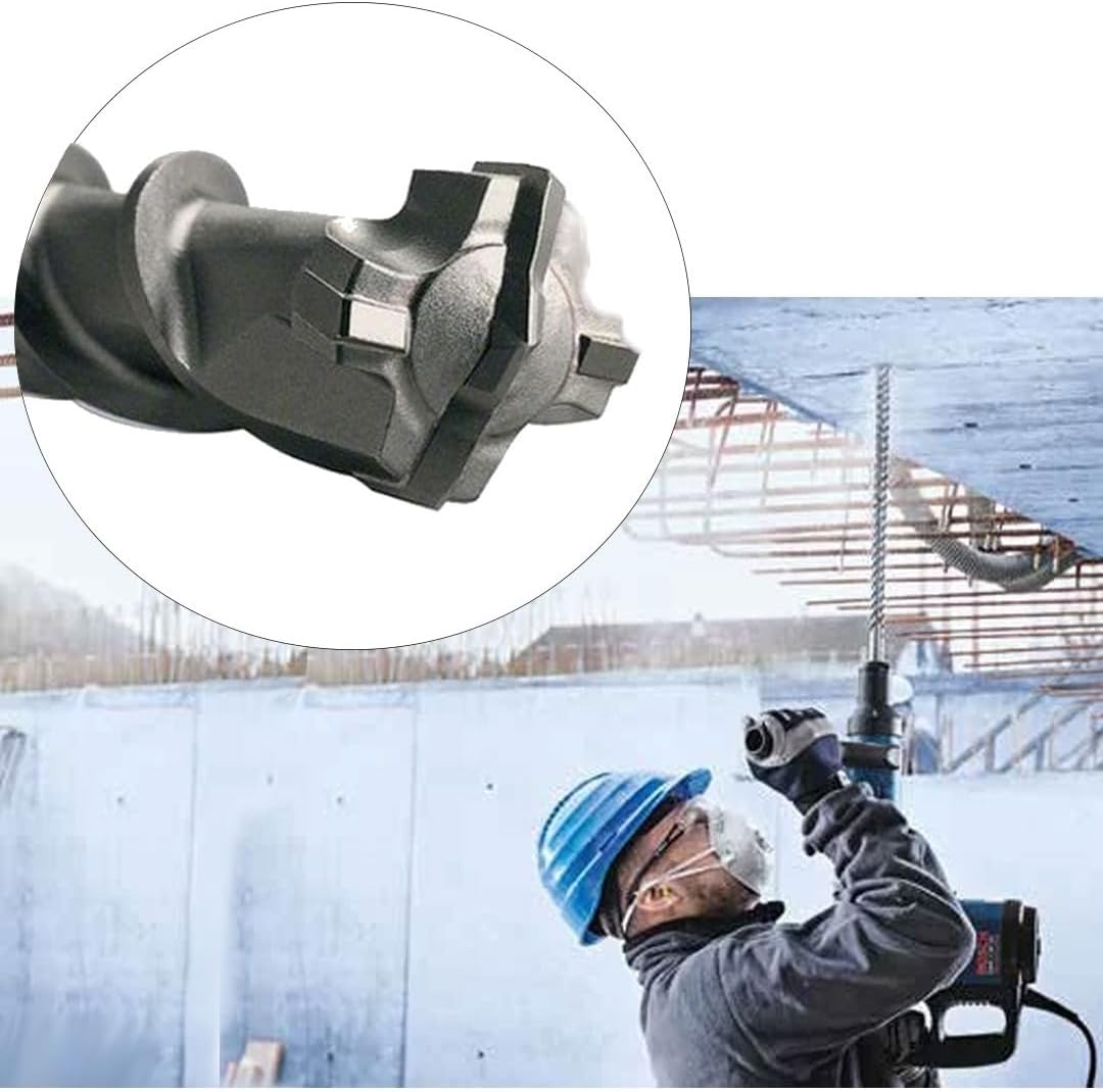 Bosch Hammerbohrer SDS max-8X (Masse 20x400x520 mm, Bohrer für Beton und Normalbeton) 2608578627, Ø