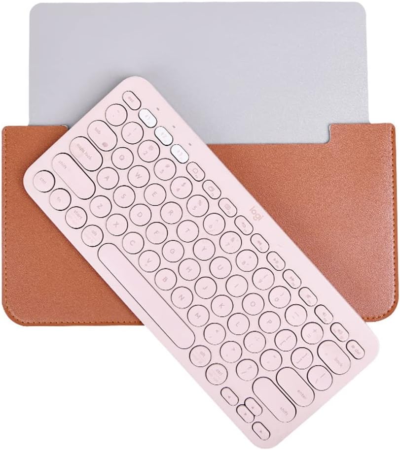 PU Leder Tragbare Tastatur Aufbewahrungstasche Reisetasche Staubdichte Schutzhülle für Logitech K380