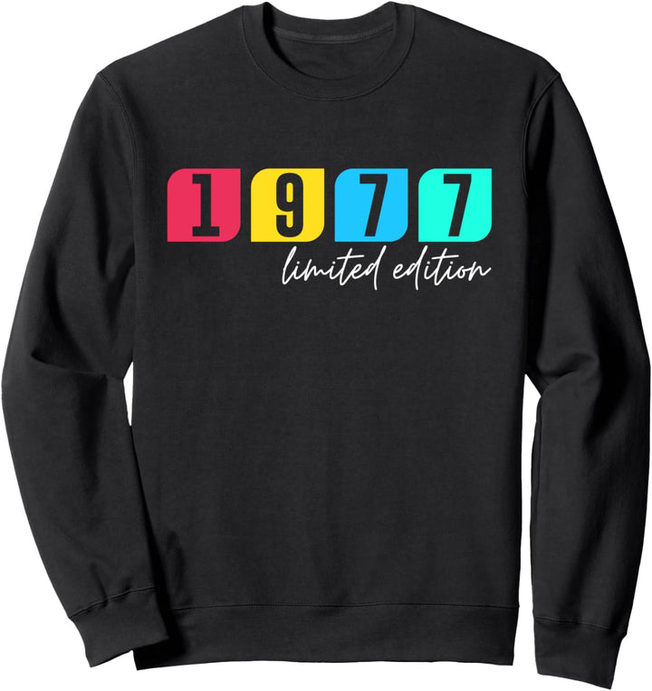 47. Geburtstag Mann Frau 47 Jahre 1977 Deko Lustig Geschenk Sweatshirt