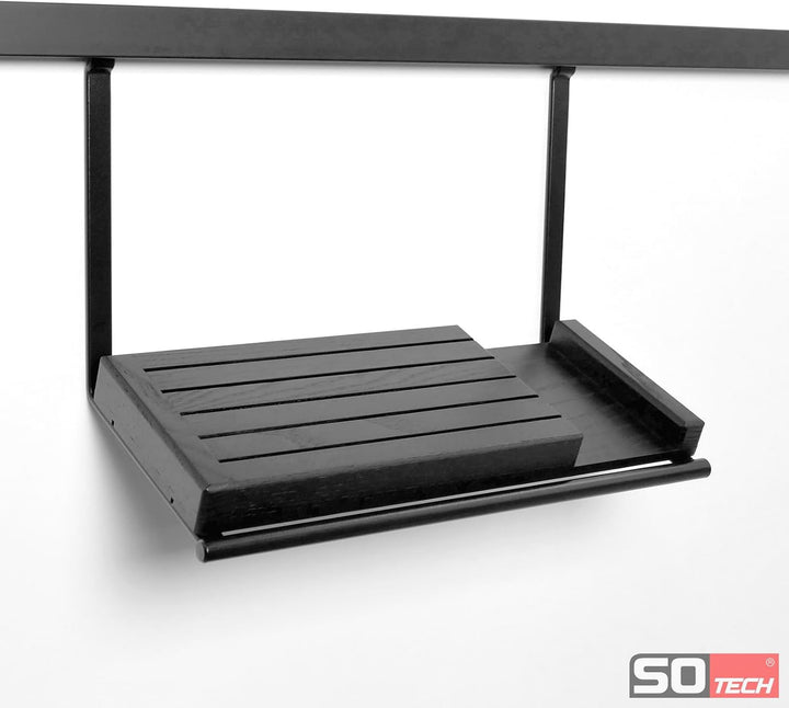 Kesseböhmer Linero style Messerhalter schwarz 352 x 150 x 256 mm zum Einhängen von SOTECH, Messerhal