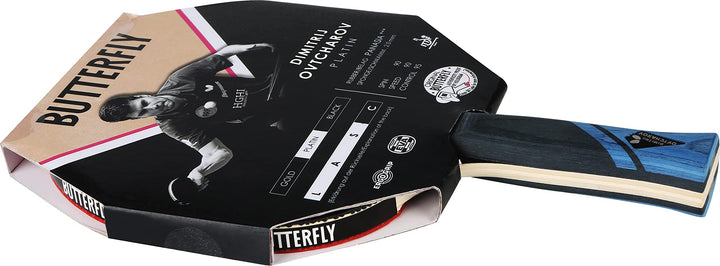 Butterfly® Dimitrij Ovtcharov Platin Tischtennisschläger | Eva-Technologie | ITTF zertifizierter Pan