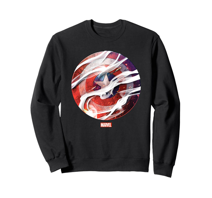 Marvel Captain America Smoke and Ember Shield Sweatshirt