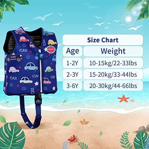 Zeraty Kleinkind Schwimmjacke - Leichte Kinder Schwimmweste - Schwimmhilfe für Kinder - Floating Bad