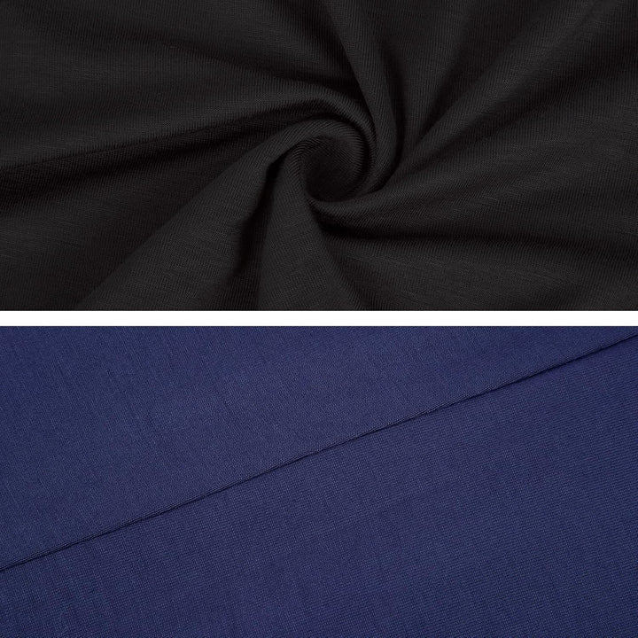 Chalier Cozy 2er Pack Pyjamahose Herren Kurz Modal Schlafanzughose Weich Verstellbare Taille, Beidse