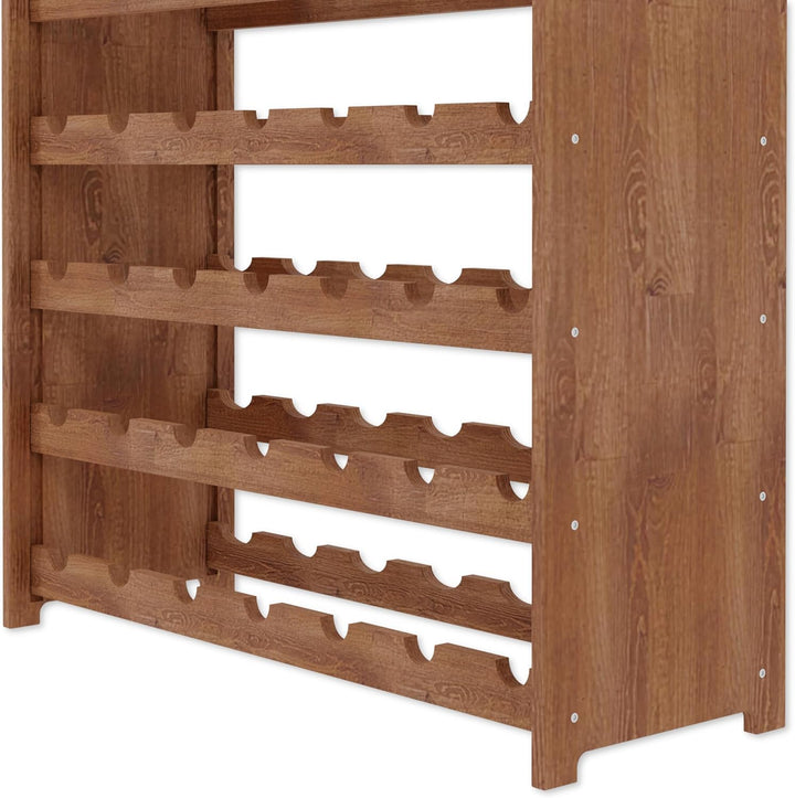 Lenmar, Wählen Sie Ihre Farbe, RW-3-63, Weinregal aus Holz, 118 x 72 x 26,5 cm, für 63 Flaschen, 9 l