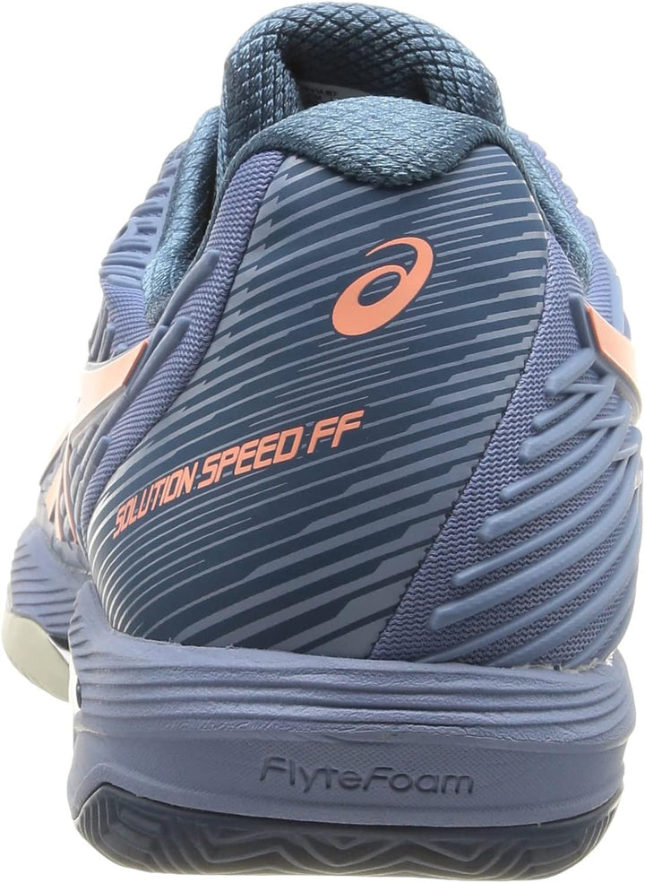 ASICS Solution Speed FF 2 Clay Tennisschuh für Schnelle Plätze für Männer Schwarz Hellblau 40.5 EU B