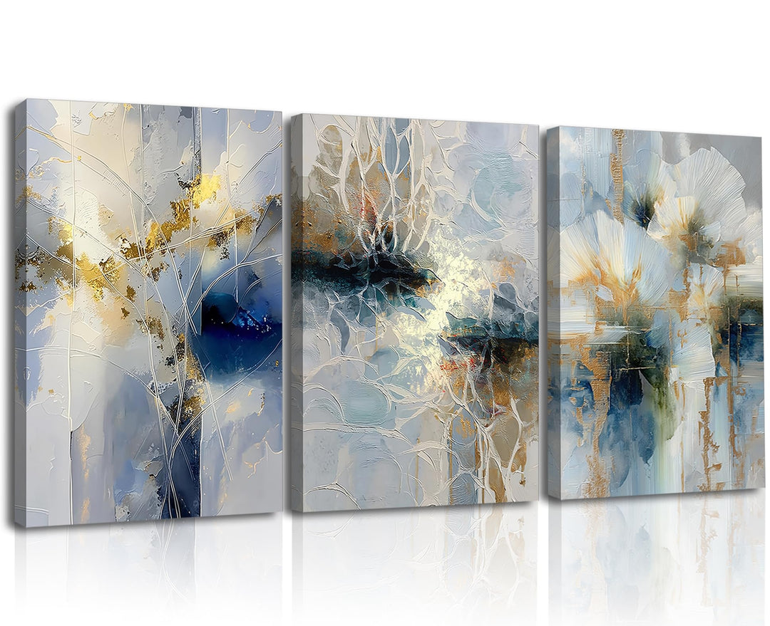 Piy Painting Modernes Wandkunstwerk, Abstraktes Leinwandbild, Grosses Gemälde Kunstwerk, Coole Leinw