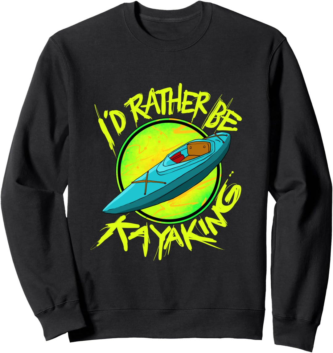 Kajakfahren Paddeln Wildwasserkajak Sweatshirt