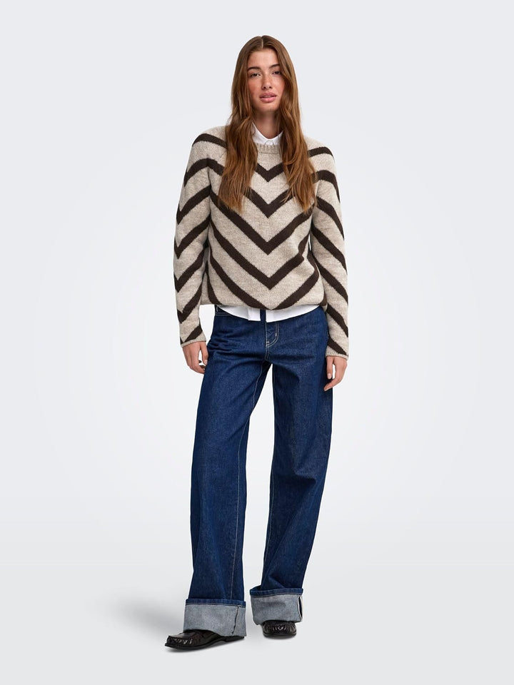 ONLY Female Strickpullover ONLELIZA Strickpullover | Knitted Pullover XS String, XS String