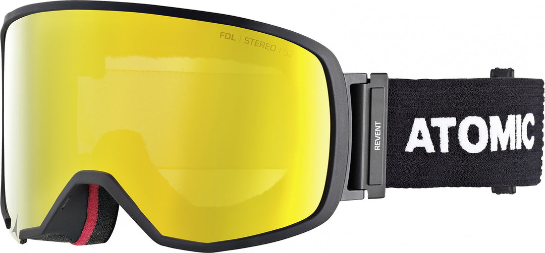 Atomic Unisex All Mountain-Skibrille Revent L FDL Stereo OTG, für Brillenträger, Large Fit, Live Fit