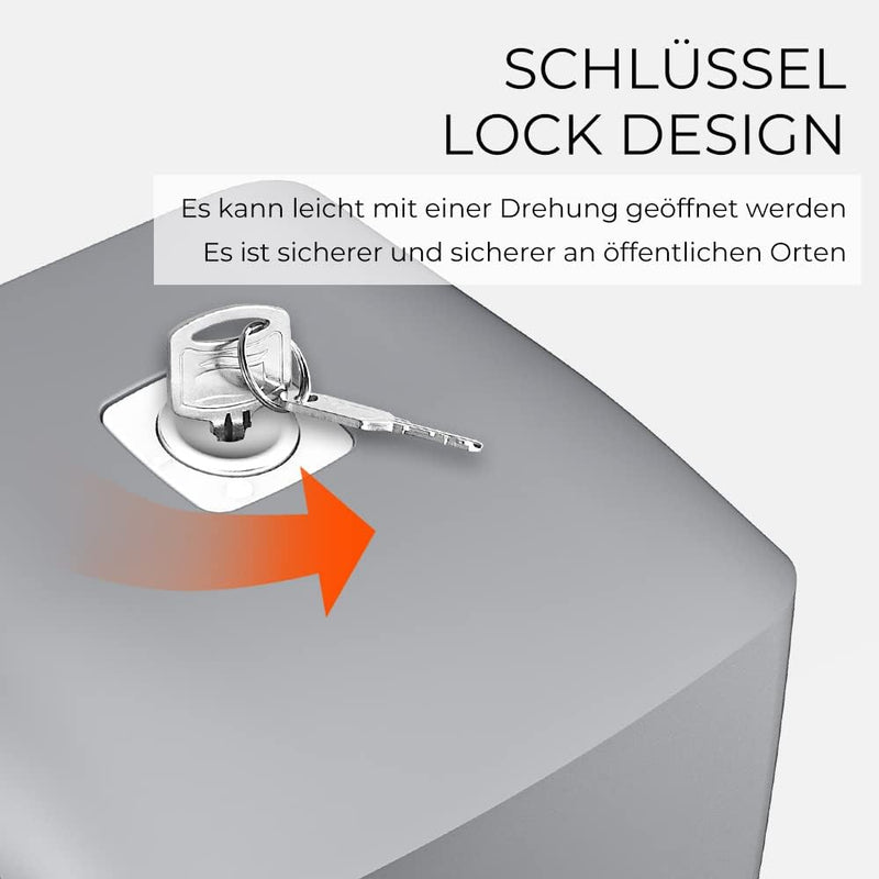 PLUSSEN Seifenspender zur Wandmontage, Wand-Spender für Flüssigseife - Wandseifenspender für Reinigu