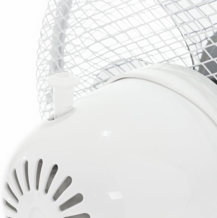 TROTEC Tischventilator TVE 10 – 25 Watt, oszillierend 80°, 2 Stufen, Ø 23 cm, sehr leise, weiss 23 c