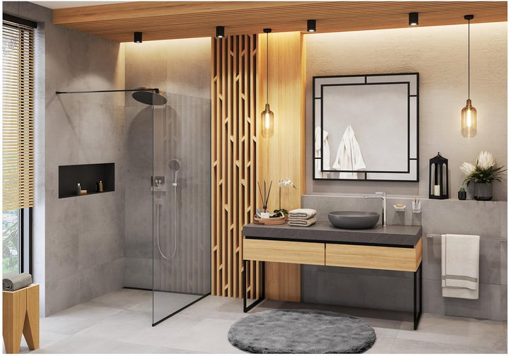 hansgrohe Rainfinity - Kopfbrause, runde Duschbrause (⌀ 360 mm), Regendusche mit 1 Strahlart für Wan