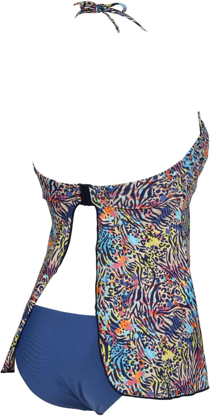 arena Tankini Damen Multiprints Schwarz 36, Schwarz 36