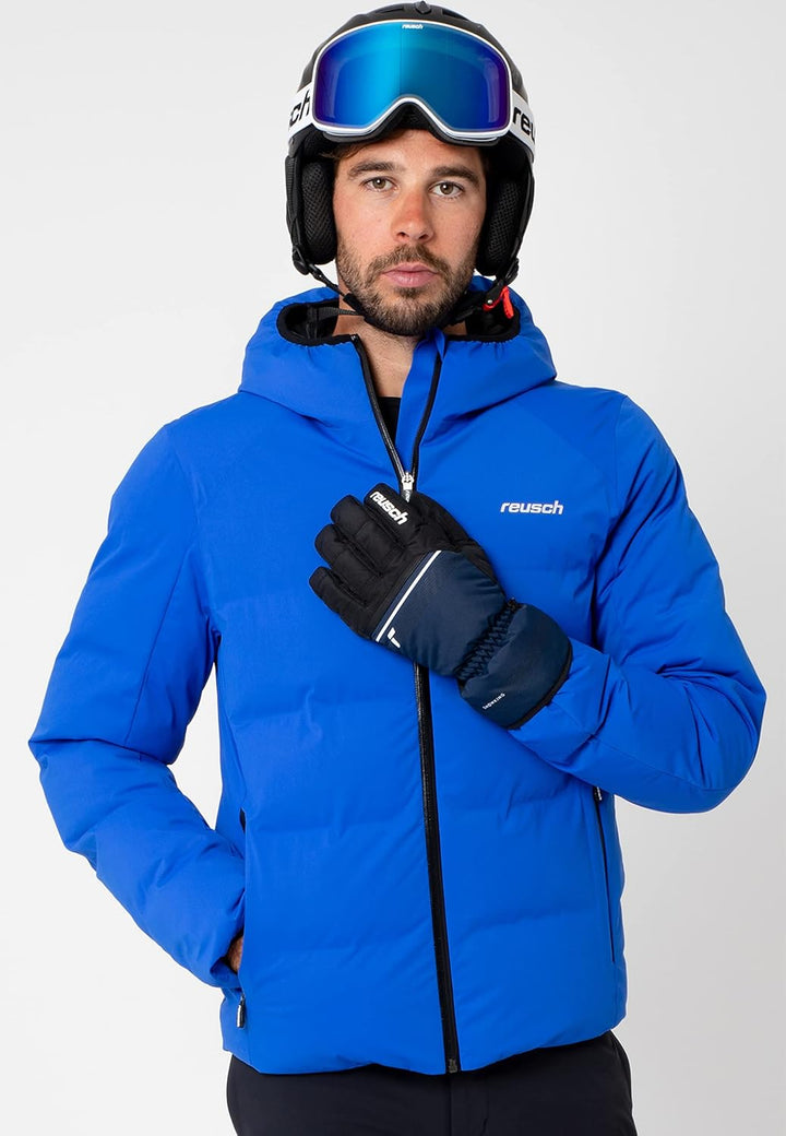 Reusch Herren Snow King Garantiert Winddichte und Extra Atmungsaktive Skihandschuhe Softshellhandsch