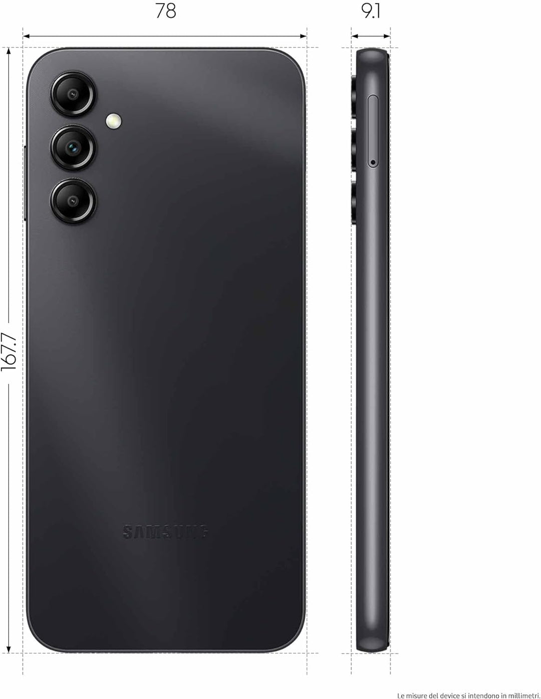 Samsung Galaxy A14 A146 5G EU 4/64GB, Android, Black