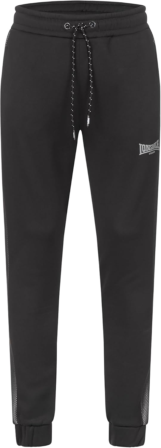 Lonsdale Herren Cramond Dress Pants 3XL Black/Grey, 3XL Black/Grey