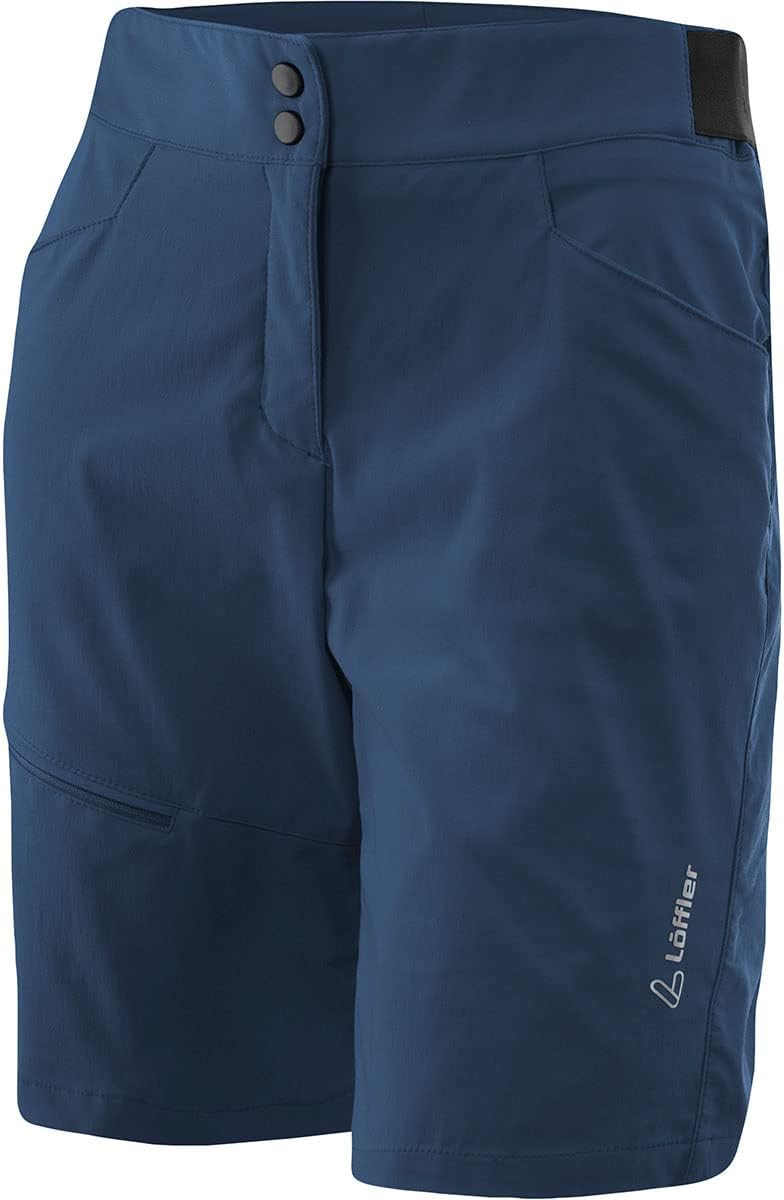Löffler Damen Comfort Stretch Light MTB Hose kurz Radhose Bike Shorts 36 Dark Blue, 36 Dark Blue