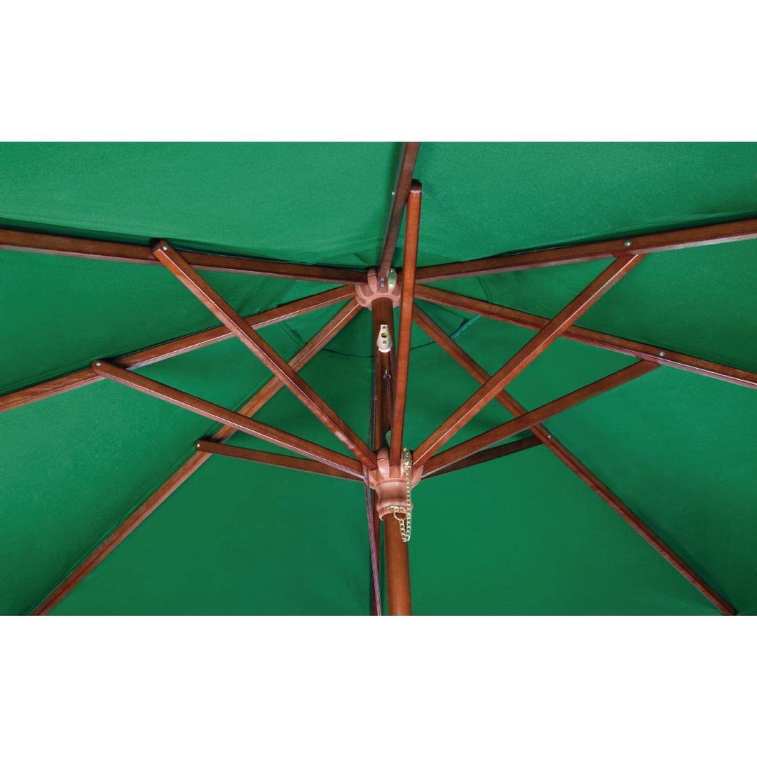 Bolero runder Sonnenschirm grün 2,5m, 2370(H) x 2500(Ø)mm, grün
