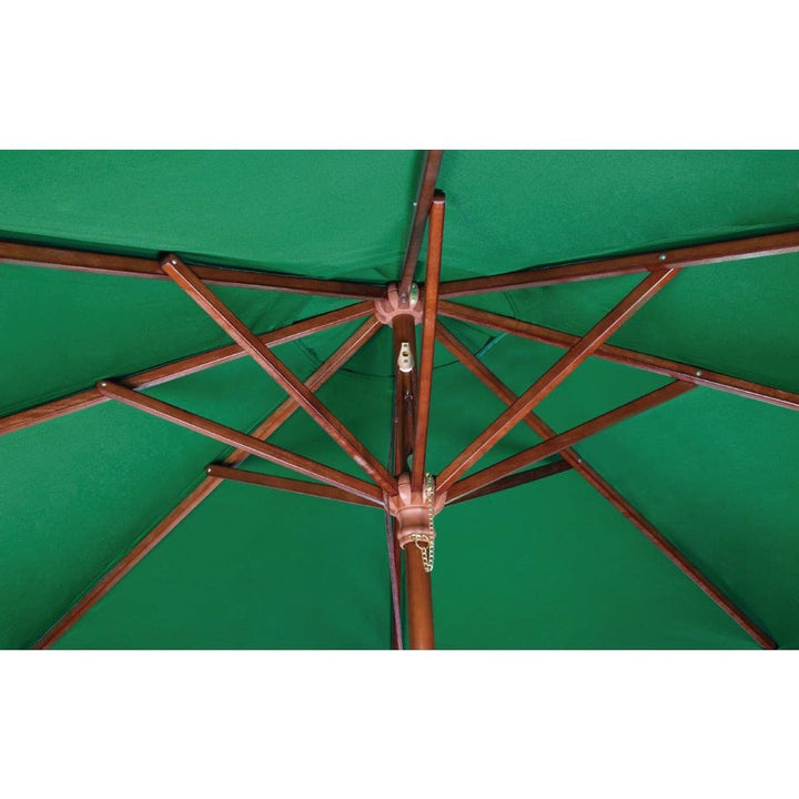 Bolero runder Sonnenschirm grün 2,5m, 2370(H) x 2500(Ø)mm, grün
