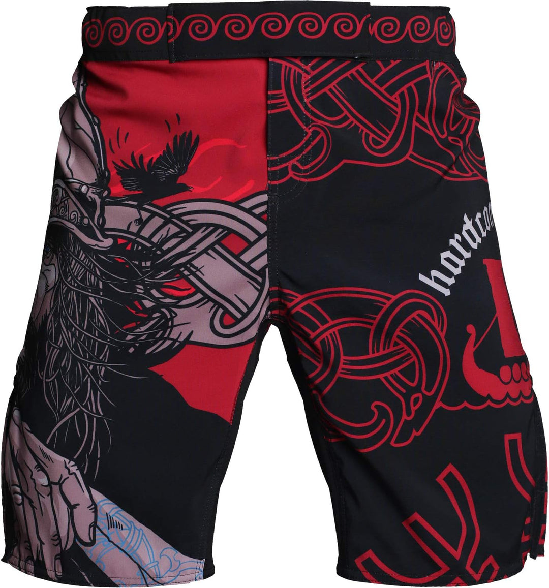 Hardcore Training Fight Shorts Kurze Hose Herren Kampfshorts Männer BJJ Grappling Boxen MMA No Gi Cr