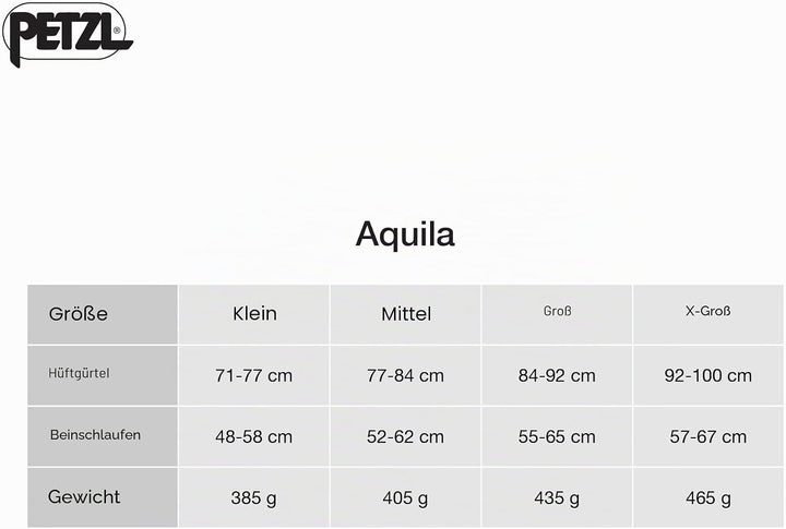 PETZL Unisex Aquila Hüftgurt (1er Pack) L Schwarz, L Schwarz