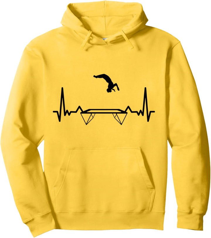 Trampolin Fitness Workout HERZSCHLAG TRAMPOLIN Pullover Hoodie