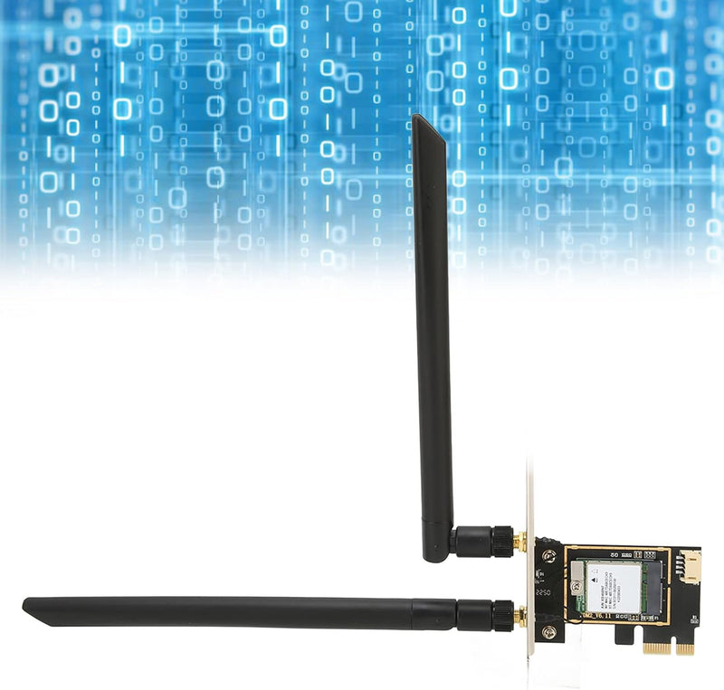 Annadue WiFi 6 PCIE WLAN Karte, AW-XB468NF MT7921 1800 Mbit/s 2,4G/5 GHz Dualband PCIE Wireless Netz