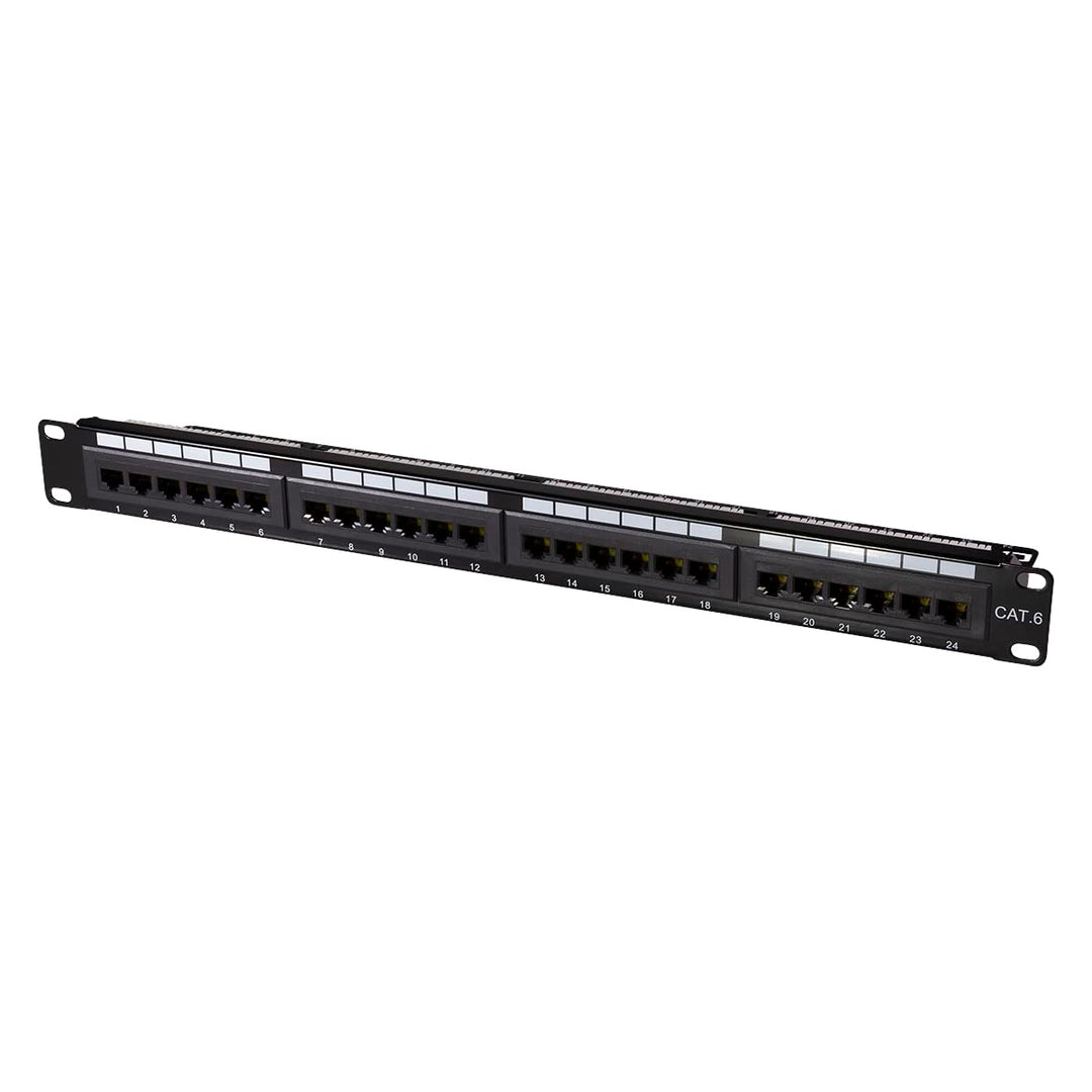 LogiLink Professional PrimeLine Cat.6 (250 MHz) Patchpanel - Verteilerfeld, 19", UTP (ungeschirmt) 2