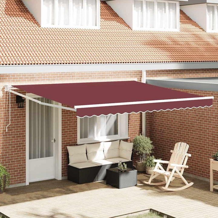 vidaXL Gelenkarmmarkise, Markise Ausziehbar Automatisch, Sonnenmarkise für Terrasse Balkon, Sonnensc