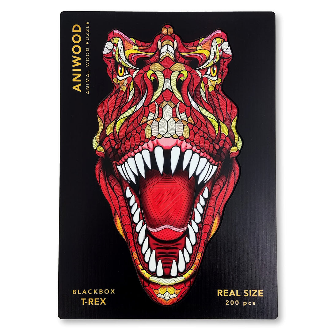 ANIWOOD Holzpuzzle Erwachsene Tieren. Gestanzter Deckel, Lebensgrosse Puzzle-Box. 3 Schwierigkeitsmo