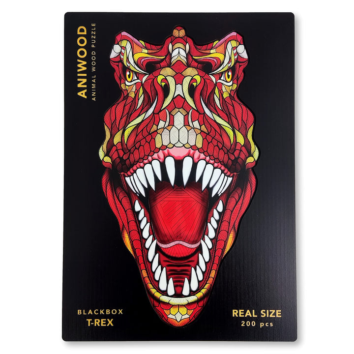 ANIWOOD Holzpuzzle Erwachsene Tieren. Gestanzter Deckel, Lebensgrosse Puzzle-Box. 3 Schwierigkeitsmo