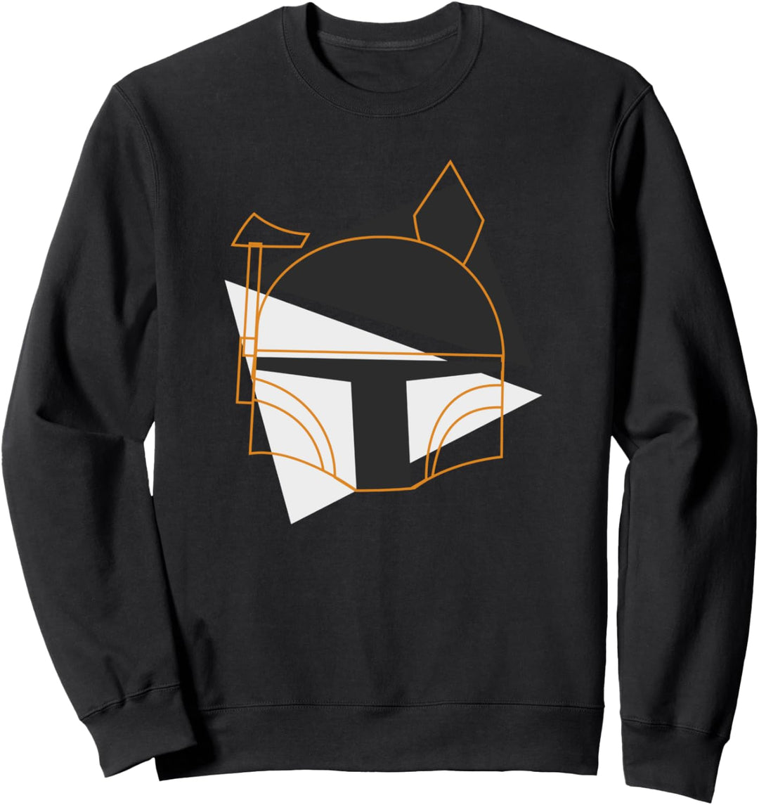 Star Wars Halloween Boba Fett Spooky Line Helmet Sweatshirt